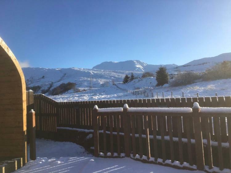 Highland - Ben View Pod & Jacuzzi Bath